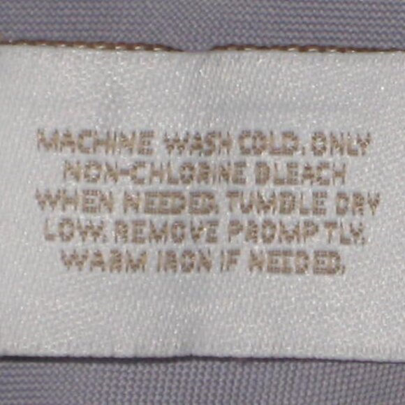 Chico's No Iron 3 XL Lavender Effortless 3/4 Slv Cotton Hidden Button Excellent - Picture 11 of 11